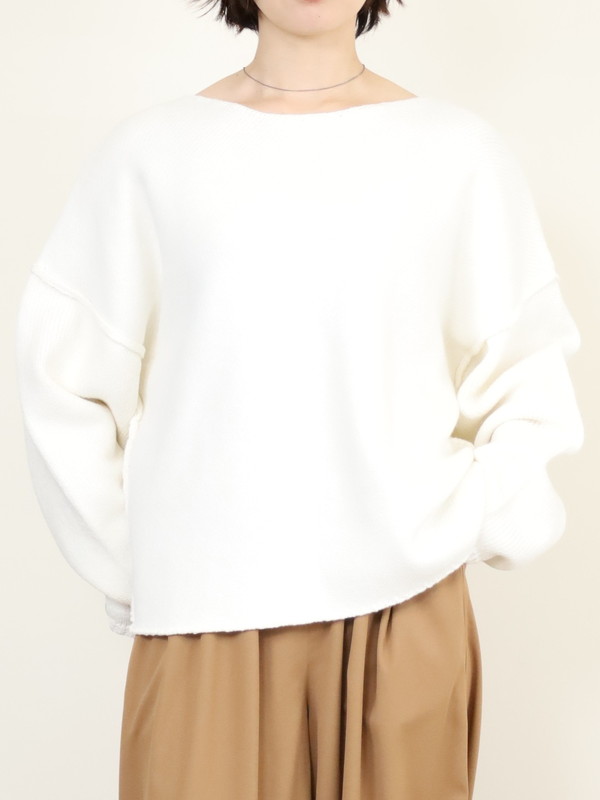 【VERSEAU】バイアスローゲージニット 