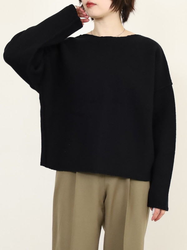 【VERSEAU】バイアスローゲージニット 