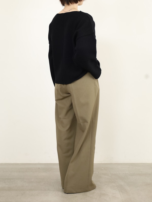 【VERSEAU】バイアスローゲージニット 