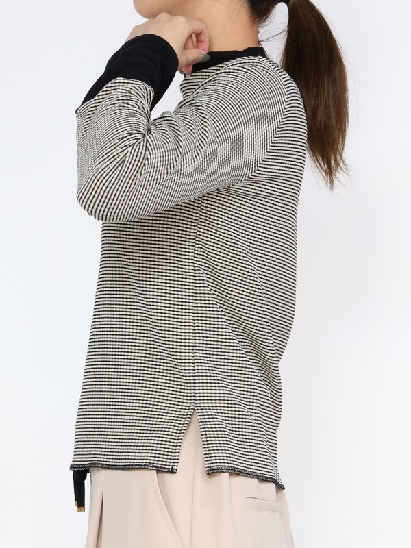 【AgAwd】袖口フレアカットソー