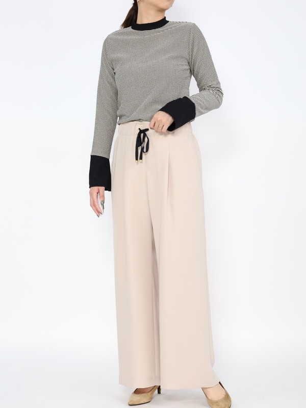 【AgAwd】袖口フレアカットソー