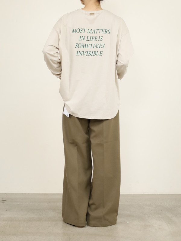 【MICA&DEAL】バックプリントロンＴ