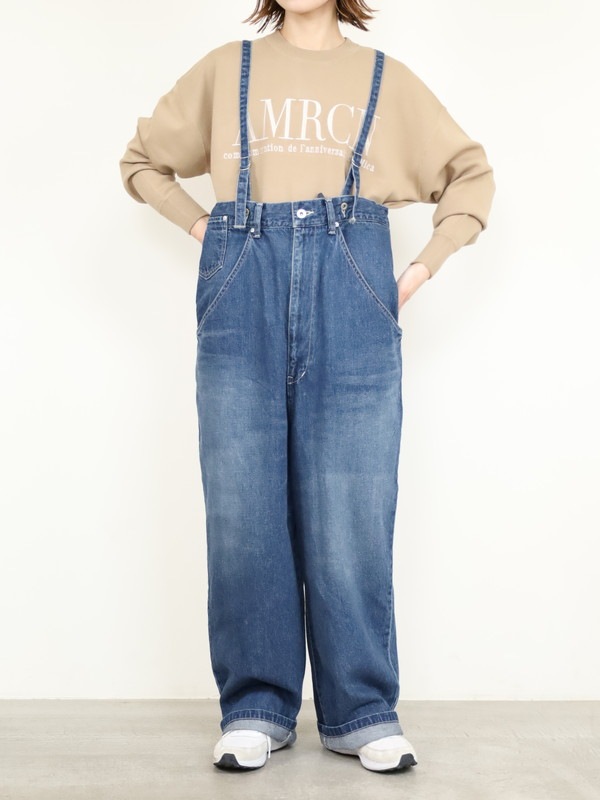 【JOHNBULL】デニムエンジニアオーバーパンツ