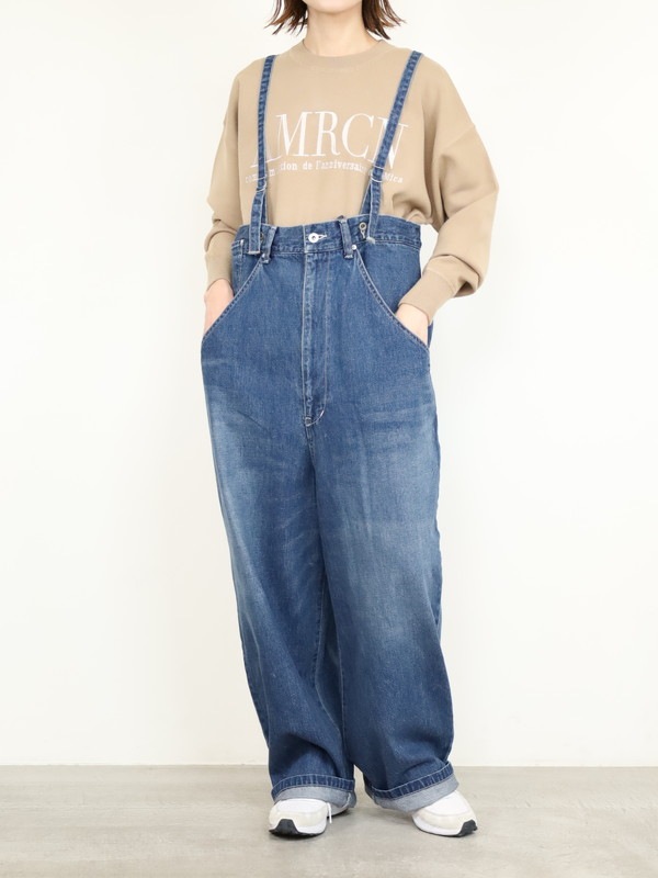 【JOHNBULL】デニムエンジニアオーバーパンツ