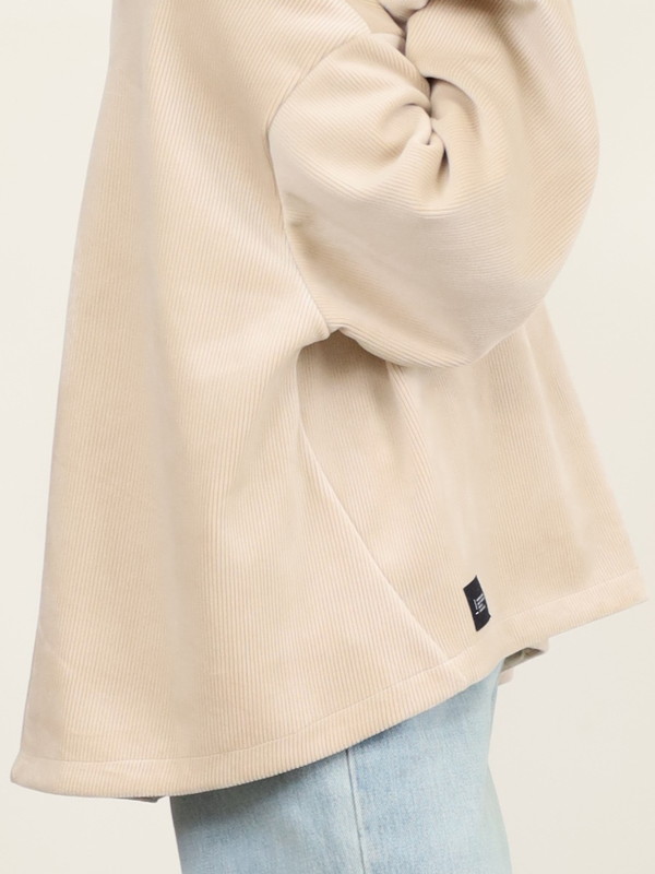 【ayane】ボンバーコーデュロイプルオーバー