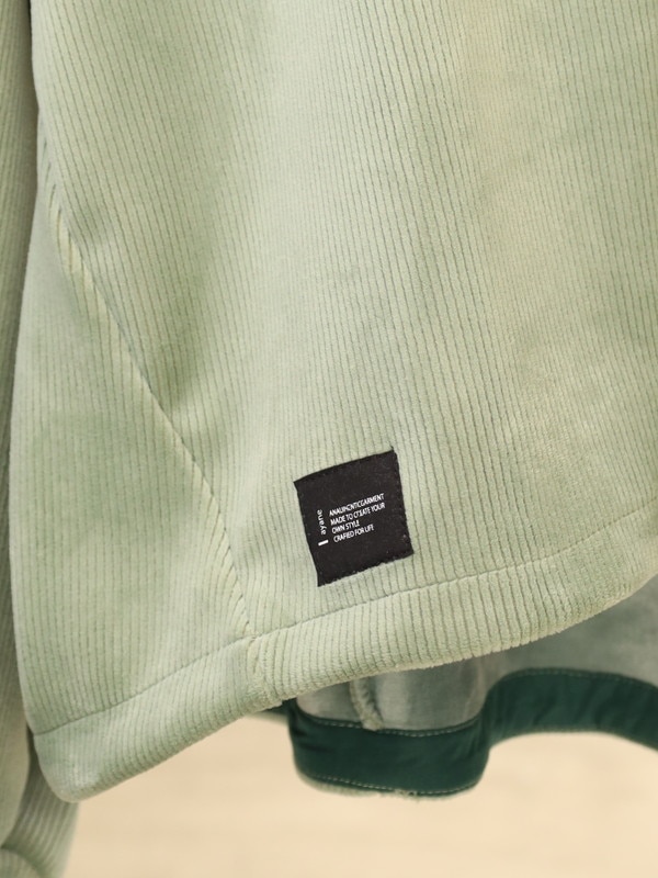 【ayane】ボンバーコーデュロイプルオーバー