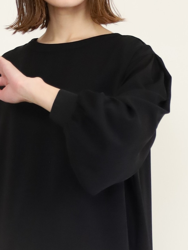 【Un carnet】ジョーゼットプレーンブラウス