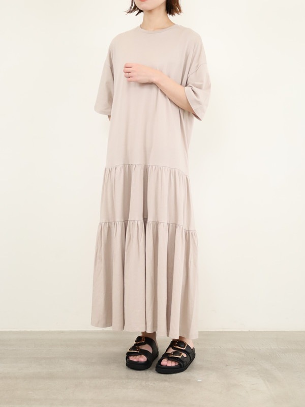 【MICA&DEAL】ティアードカットワンピース