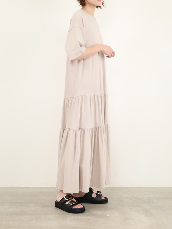 【MICA&DEAL】ティアードカットワンピース