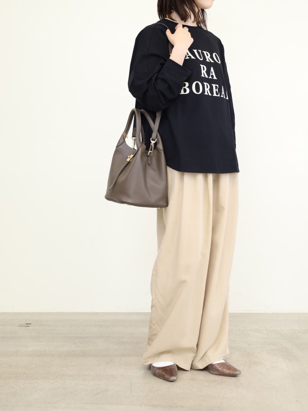 【VIOLA'dORO】 WフェイスレザーターンロックトートBAG