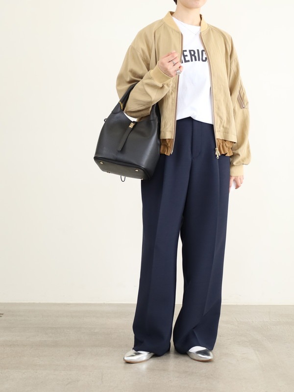 【VIOLA'dORO】 WフェイスレザーターンロックトートBAG