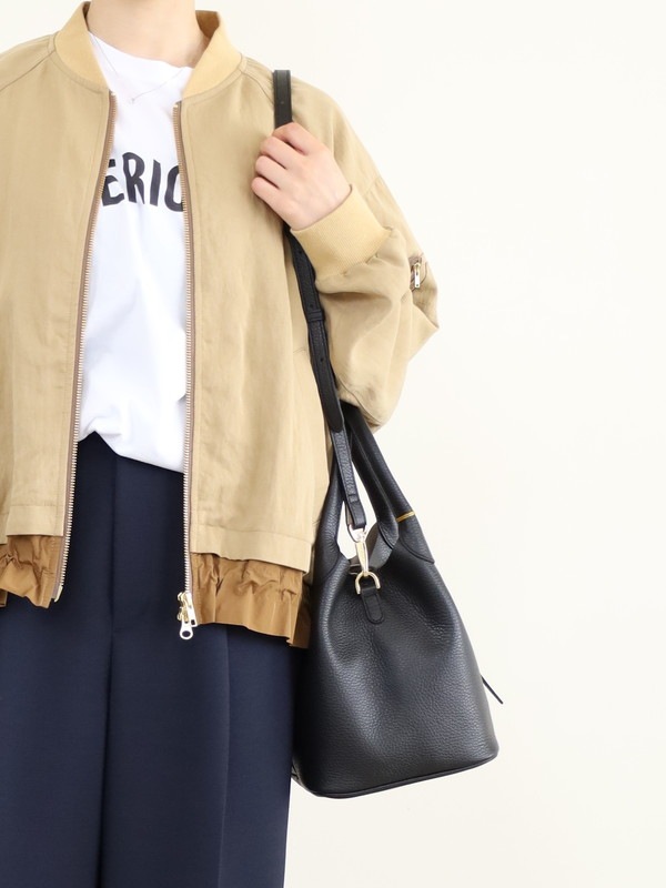 【VIOLA'dORO】 WフェイスレザーターンロックトートBAG