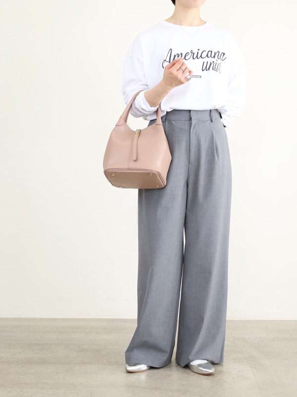 【VIOLA'dORO】 WフェイスレザーターンロックトートBAG