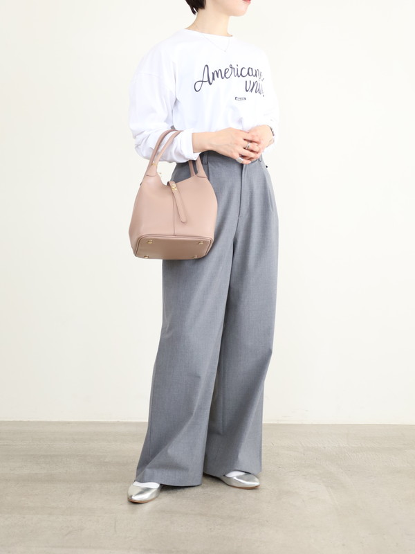 【VIOLA'dORO】 WフェイスレザーターンロックトートBAG