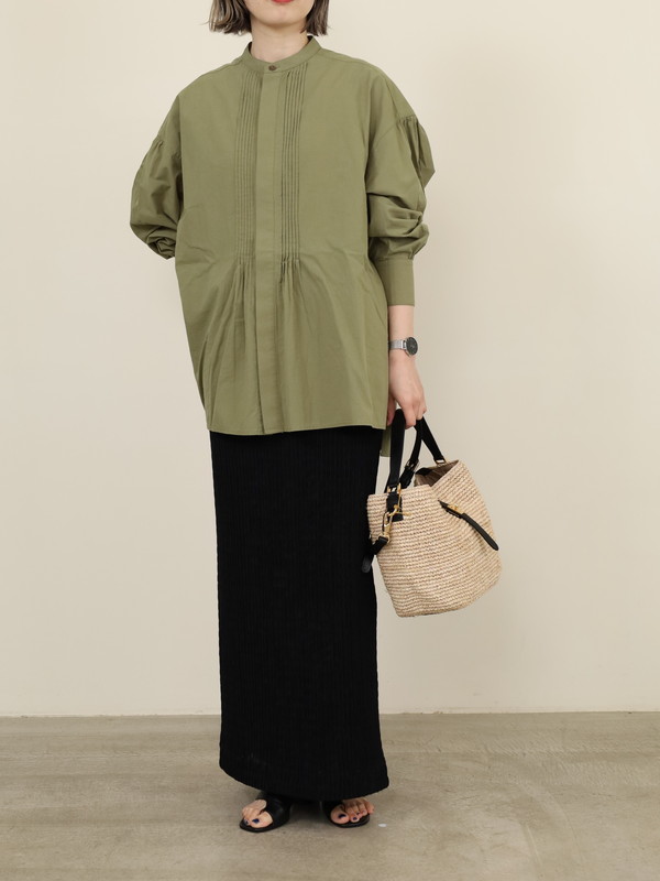 【JOHNBULL】ピンタックチャンキーシャツ