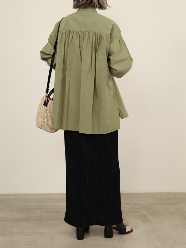 【JOHNBULL】ピンタックチャンキーシャツ