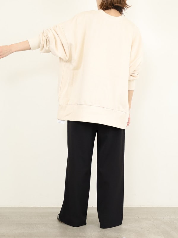 【siro de la bonte】「LOUDER」前後両用スウェット