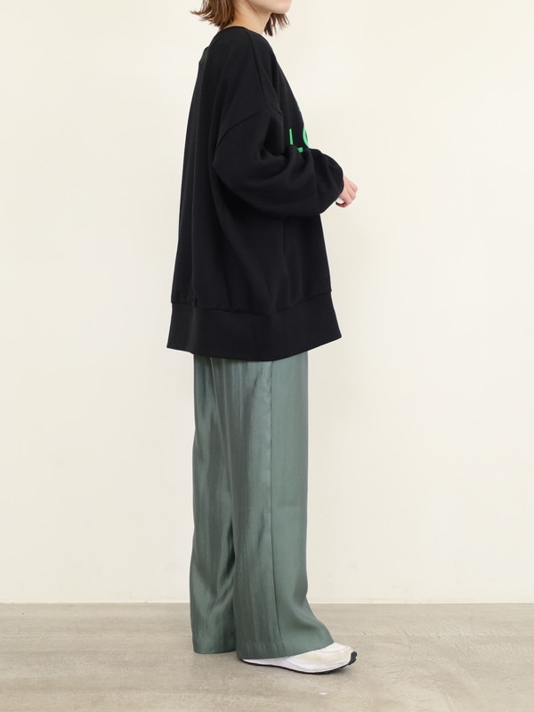 【siro de la bonte】「LOUDER」前後両用スウェット