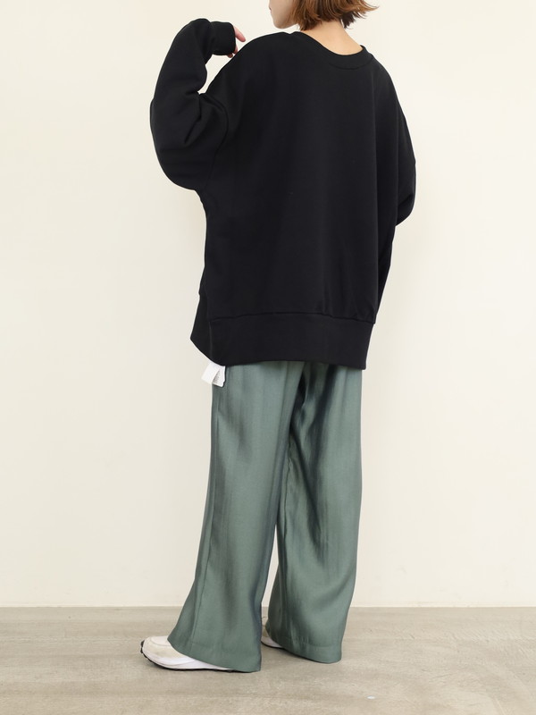 【siro de la bonte】「LOUDER」前後両用スウェット