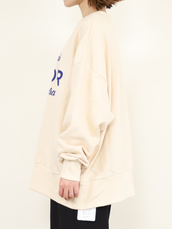 【siro de la bonte】「LOUDER」前後両用スウェット