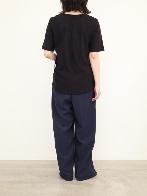 【ayane】ピーチスキン半袖Tシャツ