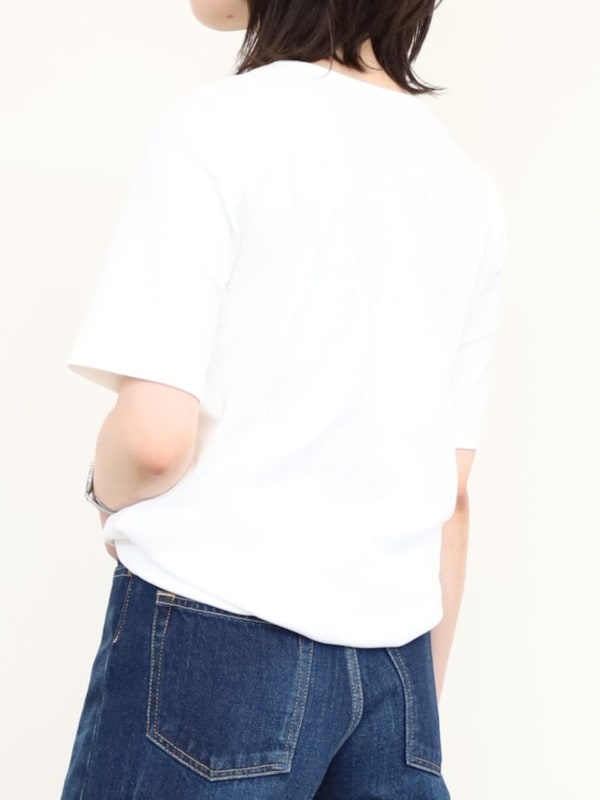 【ayane】ピーチスキン半袖Tシャツ