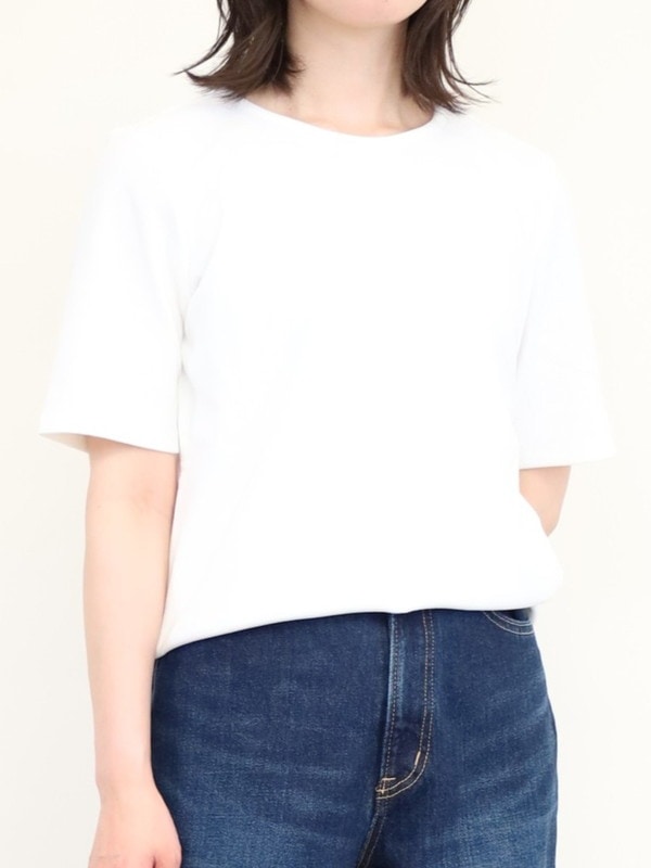 【ayane】ピーチスキン半袖Tシャツ