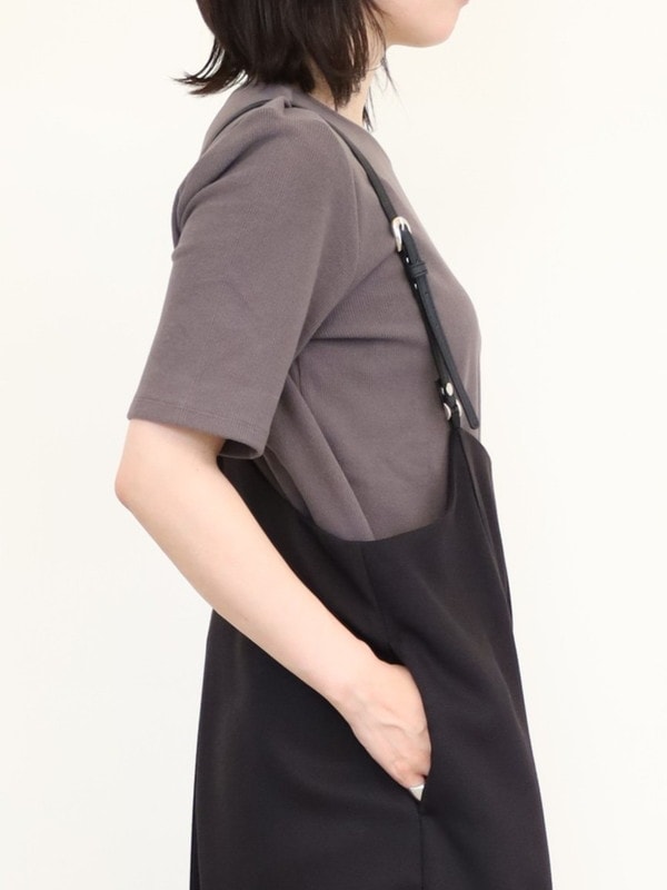 【ayane】ピーチスキン半袖Tシャツ