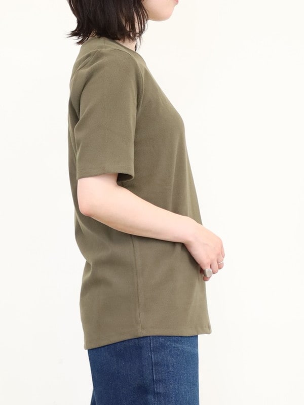 【ayane】ピーチスキン半袖Tシャツ