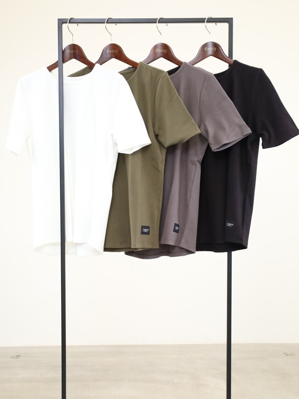【ayane】ピーチスキン半袖Tシャツ
