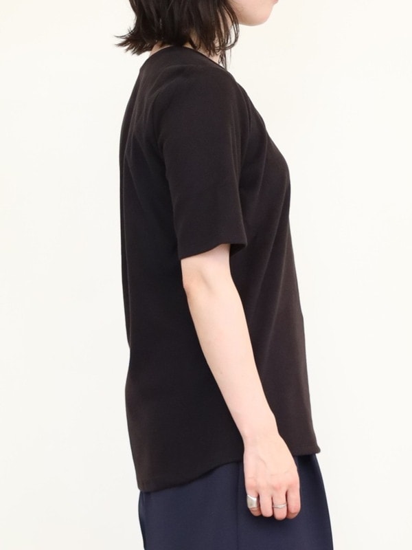 【ayane】ピーチスキン半袖Tシャツ