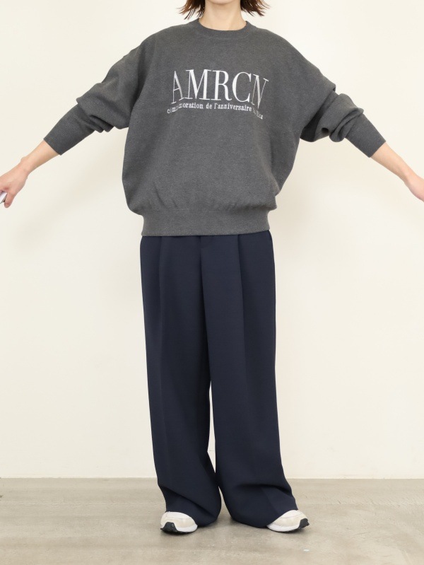 【MICA&DEAL】MICA×AMERICANAクルーネックニット