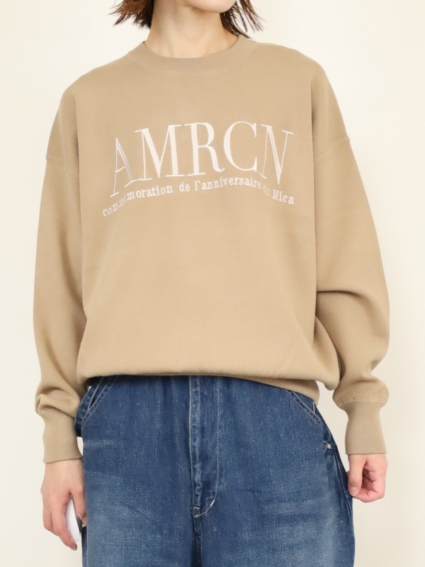 【MICA&DEAL】MICA×AMERICANAクルーネックニット