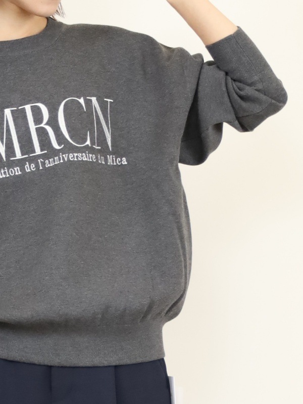 【MICA&DEAL】MICA×AMERICANAクルーネックニット