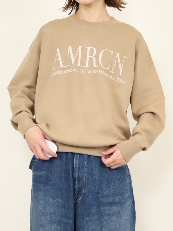 【MICA&DEAL】MICA×AMERICANAクルーネックニット