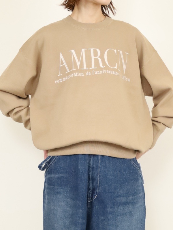 【MICA&DEAL】MICA×AMERICANAクルーネックニット