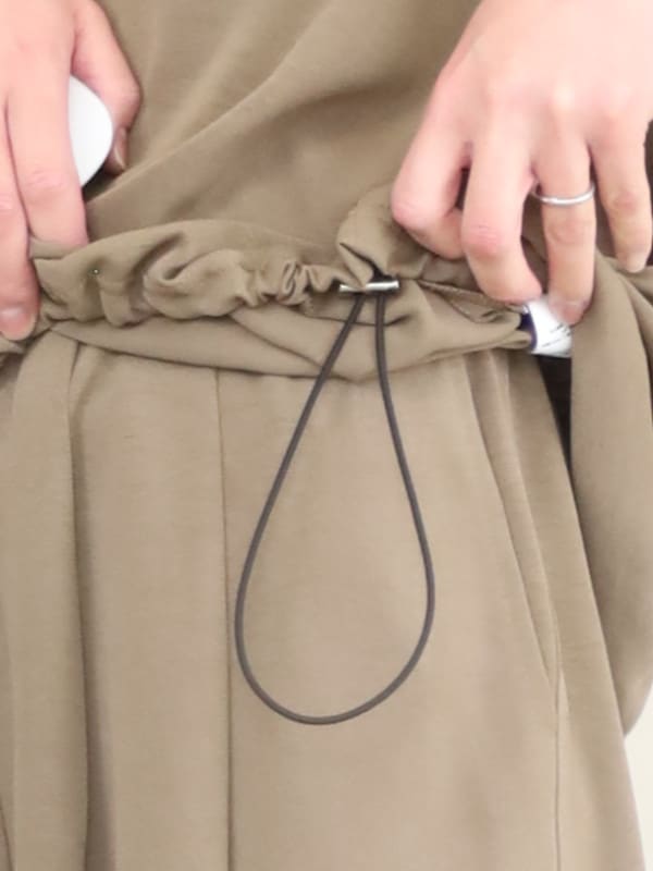 【siro de la bonte】Vネック2wayヘム半袖トップス