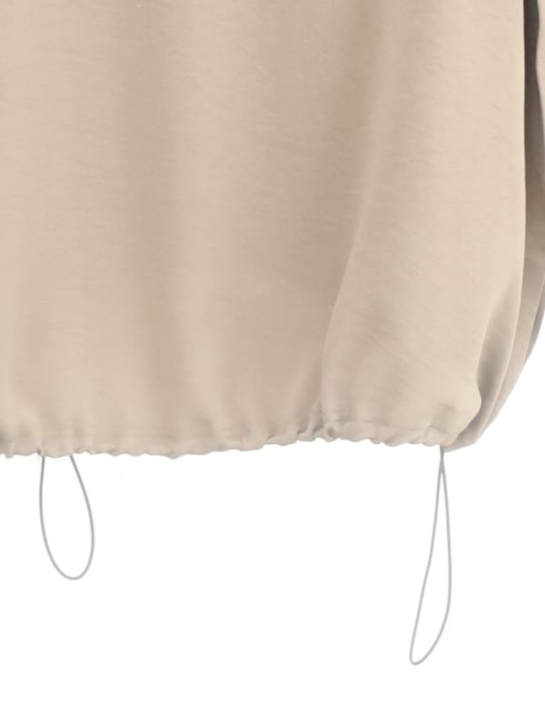 【siro de la bonte】Vネック2wayヘム半袖トップス