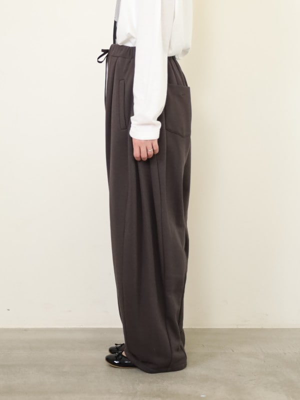 【ayane】軽量裏毛サイドタックパンツ
