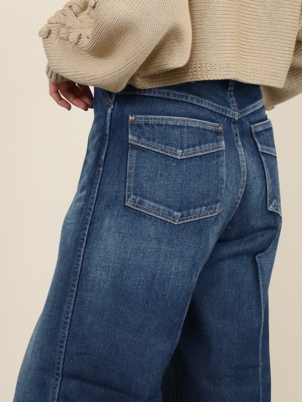 【JOHNBULL】ウェスタンバギーデニムパンツ