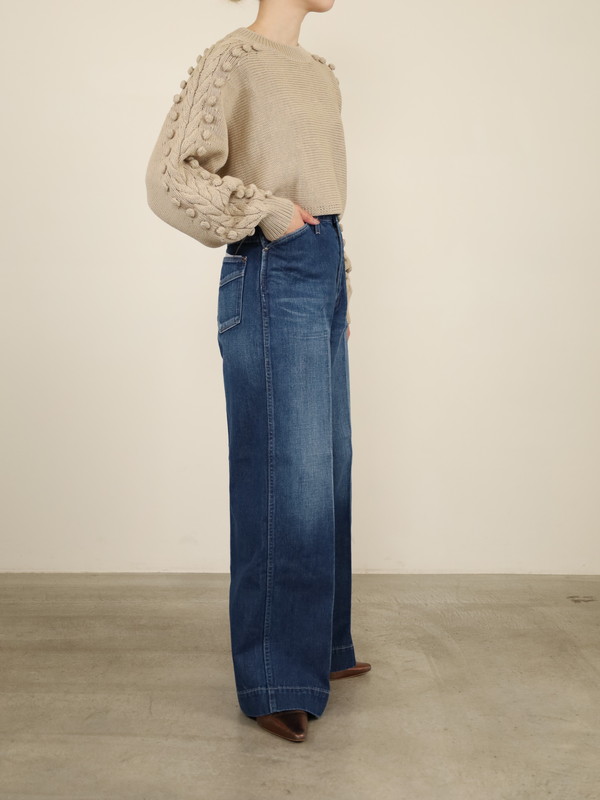 【JOHNBULL】ウェスタンバギーデニムパンツ