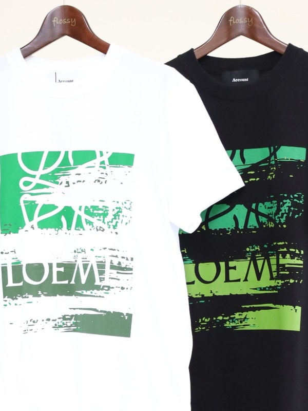 【Account】ペイントパロディTシャツ(LO)