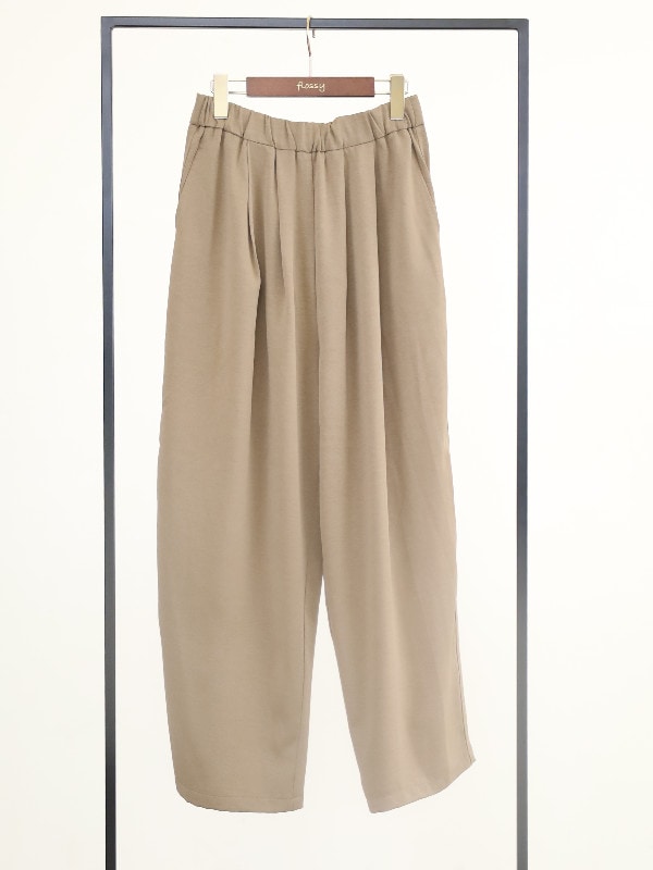 【siro de la bonte】ウエストタックイージーパンツ