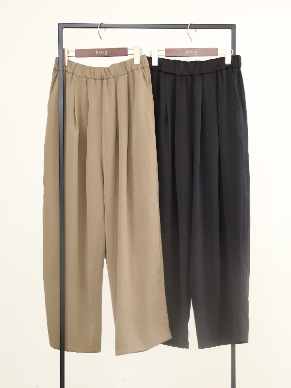 【siro de la bonte】ウエストタックイージーパンツ