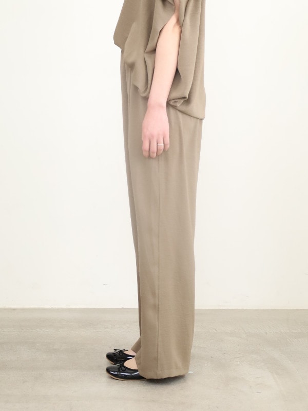 【siro de la bonte】ウエストタックイージーパンツ