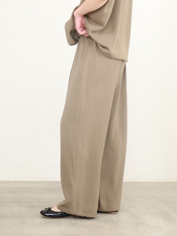 【siro de la bonte】ウエストタックイージーパンツ