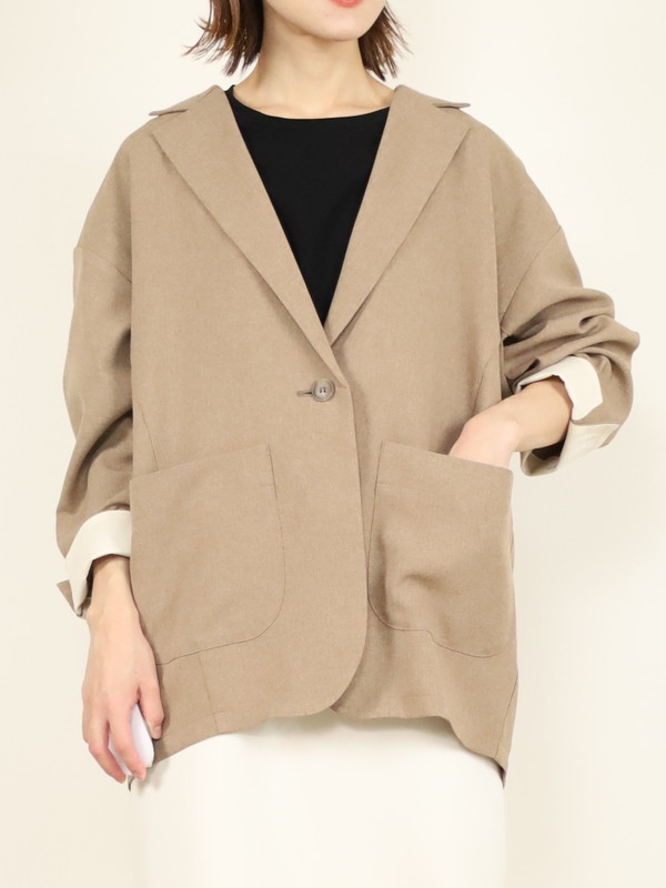 【trois】コクーンテーラードジャケット