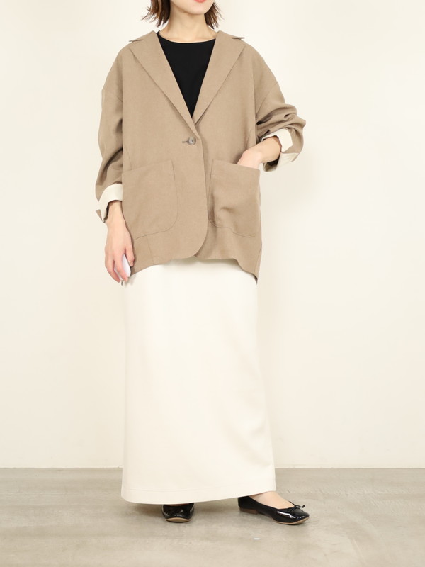 【trois】コクーンテーラードジャケット