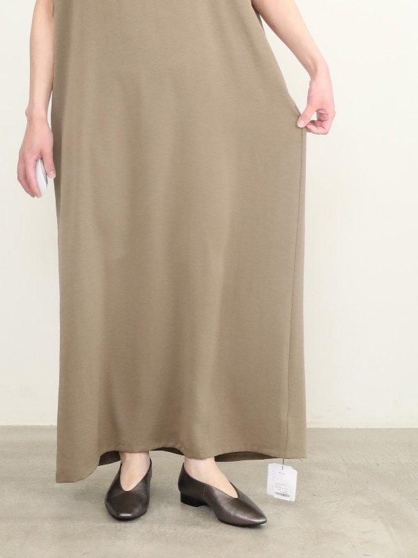 【siro de la bonte】サイドポケットロングワンピ