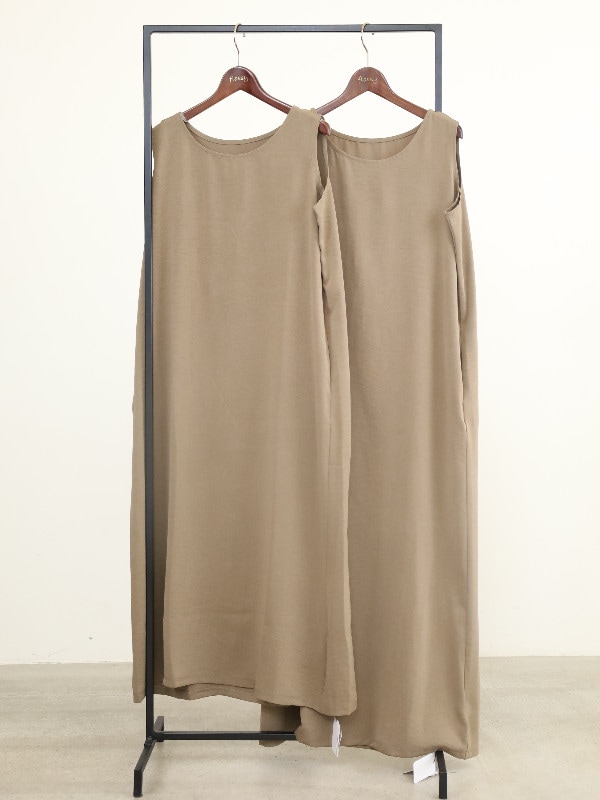 【siro de la bonte】サイドポケットロングワンピ